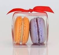 25 Sets of Clear Macaron Boxes for 2 Macarons ($1.00 Per Set of Macaron Box)
