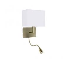 If your bedroom is outfitted with modern furniture, choose a contemporary wall sconce for the bedroom. Antique Brass Bed Reading Wall Light With Led Bendy Arm Book Light
