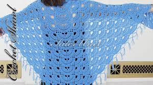 .crochet shawls to you that we have collected all around the web so that you get to see the best ones. Shawl Crochet Pattern A Simple Project To Learn How To Crochet Youtube