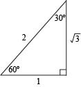 Image result for 30 60 90 triangle 60 reference