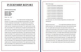 In this article, four example of internship goals to set at the beginning of any internship to accurately measure its success. Internship Report Templates Free Report Templates
