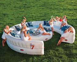 Branded inflatable furniture | inflatable furniture for events. Get A Jump On The Inflatable Couch Trend For An Awesome Summer