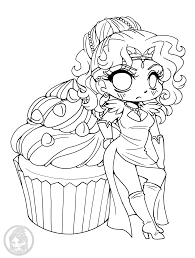 Princesse A Colorier Chibi Cupcake Gratuit Dessin Par Yampuff Chibi Coloring Pages Cool Coloring Pages Coloring Pages