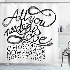 Quotes Decor Shower Curtain Set All You Need Is Love Calligraphy Comic Fun Happiness Quotes Classic Artwork Print Bathroom Accessories 69w X 70l Inches By Ambesonne Walmart Com Walmart Com Love is just love, it can never be explained. quotes decor shower curtain set all you need is love calligraphy comic fun happiness quotes classic artwork print bathroom accessories 69w x 70l