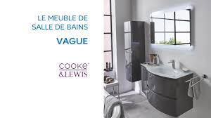 Caisson de cuisine bas four h70 p60 l58. Meuble De Salle De Bains Vague Cooke Lewis Castorama Youtube