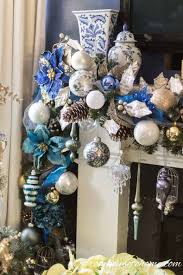 Click here for more christmas related topics. Beautiful Blue And White Christmas Home Decorating Ideas Plus 18 Other Bloggers Christmas Home Tours