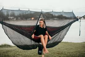 The breathability and comfort of a hammock is ideal for warm or tropical weather but flying and crawling insects are all too common. Bug Net Outdoor Camping Bug Net Nakie