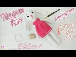 Amigurumi Tavsan Kiz Yapimi Bolum 4 Elbise Ve Ayakkabi Yapilisi Amigurumi Orgu Orme Bebekler