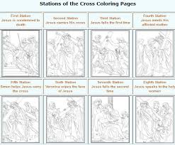 15 printable black and white coloring pages depicting the 14 stations of the cross and the resurrection. Stations Of The Cross Celebrating Holidays