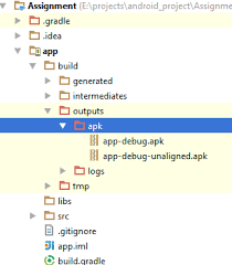 To make an apk file, a program for android is first compiled using a tool such as android studio or visual studio and then all of its parts are packaged . Apk Location In New Android Studio Stack Overflow