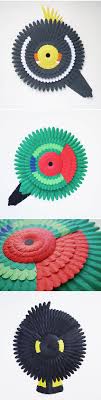 Marine Coutroutsios Paper Birds On Display At He Made She Made In Sydney Until June 14 Paper Art Craft Paper Art Paper Sculpture