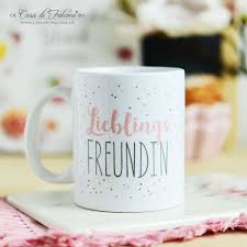 Eine Hubsche Tasse Fur Die Allerliebste Freundin Zarte Punktchen In Grau Sind Rigsum Auf Der Tasse Gedruckt Auf Der Einen Seite S Tassen Kaffeetassen Kaffee