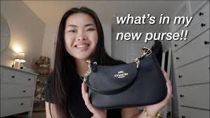 What's in my Purse + Coach Teri Bag Review!!