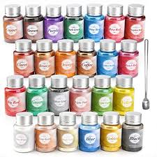 Put down either a craft mat or paper because you will get powder on your worktable otherwise. Soap Making Soap Dye Mica Powder Pigments For Bath Bombs Soap Making Colorant Set 15 Colors By Sun Cling Dyes
