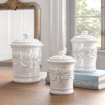 Kitchen canisters for any home. White Kitchen Canisters Jars You Ll Love In 2021 Wayfair