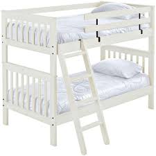 The upper bunk comes with front and rear safety guard rails and an attached ladder that can be position on the left or right side. Beds For Kids Mission C4705t Tall Bunk Bed Cloud At Meubles Loren