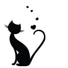 Amor Por Los Gatos Tatuagem De Gato Desenhos De Gatos Silhueta De Gato