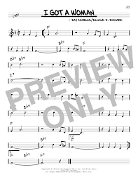 I Got A Woman by Ray Charles Sheet Music for Real Book – Melody & Chords at  Sheet Music Direct