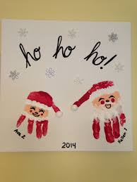 Here's how you start, pair up kids or have them sit in a circle. Santa And Mrs Claus Handprint Craft I Love How This Turned Out Preschool Christmas Crafts Baby Christmas Crafts Preschool Christmas