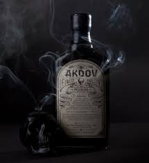 Designed By Mark Country South Africa Akdov Is An Underground Alcohol Its Very Name Is Crypti Bottle Design Creative Packaging Design Alcohol Packaging