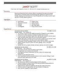 A service advisor coordinates automotive services and repairs. Best Sales Customer Service Advisor Resume Example Livecareer