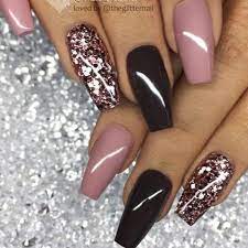 50 Beautiful Nail Art Designs Ideas Of 2020 Beauty Home In 2021 Mauve Nails Gold Acrylic Nails Rose Gold Nails Acrylic