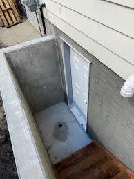 It is a back split house so door is on right, abd opens to lovely big open entrance, b. Basement Side Entrance Ingram Renovations