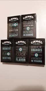 Camel has a new convertible smoke, the crush. Camel Packs Full Empty Collectors Germany Posts Facebook