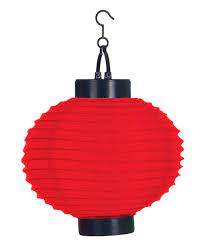Red Outdoor Led Solar Chinese Lantern Set Of Four Luzes Chinesas Lanternas Solares Iluminacao Solar Exterior