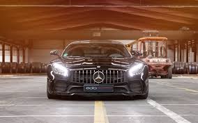 Download Wallpapers Mercedes Benz Gt R Amg 2018 Edo Competition Front View Supercar Tuning Gt R Black Sports Coupe Mercedes Besthqwallpapers Com Mercedes Amg Gt R Mercedes Amg Mercedes