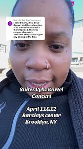 Vybz Kartel Concert Prices Barclays Seats