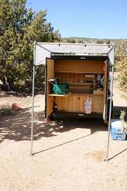 90 Best Diy Camper Van Conversion For Road Trip Vacation Page 14 Of 82 Enclosed Trailer Camper Cargo Trailer Camper Camping Trailer