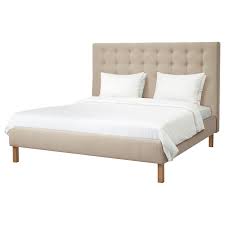 White bed frame full 500lb heavy duty,julyfox hard wood platform bed with headboard slatted. Kvalfjord Bed Frame Risane Natural Luroy Queen Ikea