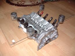 For special moments, this wine console table makes the perfect gift for holidays, birthdays, weddings. Engine Block Coffee Table With That Doubles As Wine Rack