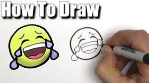 The emoji has become incredibly popular as an offhand expression, like lol or lmao, leading it to become the first emoji added to the oxford english. How To Draw A Crying Laugh Emoji Easy Step By Step Youtube