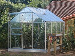 Serre Verre Trempe Et Polycarbonate 3mm Lams Basilic 5m Et Base Alu Serre Jardin Petite Serre De Jardin Serre De Jardin Polycarbonate