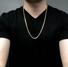 This attractive men's cuban chain link necklace is certain to make fashion waves. Buy 10k Solid Yellow Gold Tight Link Franco Chain 24 Inch 4 5mm Online At So Icy Jewelry