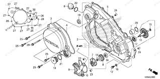 Honda Motorcycle 2013 Oem Parts Diagram For Right Crankcase Cover Water Pump Partzilla Com