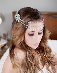 Silber Strass Kette Kopfschmuck Silber Kristall Stirn Stuck Perle Kopfschmuck Diese Vintage Stil Braut Hal Kopfschmuck Hochzeit Kopfstuck Braut Kopfbedeckung
