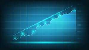 A stock market graph uses a line to show movement over time. Stock Market Graph Trading Chart For Business And Finance Download Free Vectors Clipart Graphics Vector Art