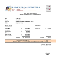 Gaji pt wings labuan bajo. Slip Gaji Pdf