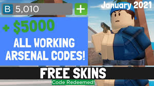 With the help of these new and active arsenal codes roblox, you will get free skins and many other cool rewards. All Working Arsenal Codes January 2021 Roblox Youtube