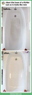 Cleaning The Bathtub Slip Resistant Bottom Omg It S Like New Retro Renovation Cleaning Hacks Bathroom Cleaning Bathroom Cleaning Hacks