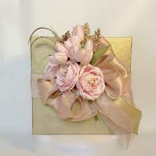 Gold Pink Large Pre Wrapped Gift Box Gorgeous Gift Ideas Etsy Elegant Gift Wrapping Wedding Gift Wrapping Baby Gift Wrapping