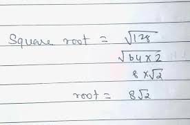 Is 128 A Perfect Square Verify It By Doing Calculation Tex Blue 50 Points Tex Brainly In