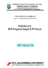 Contoh surat lamaran kerja yang baik dan benar. Ded Pengaman Sungai Di Ws Kayan2
