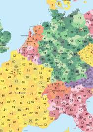Digital Postcode Map Europe 1382 The World Of Maps Com
