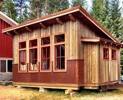 Shed Roof Cabin By Lost Cabin Studios Sandpoint Idaho Winzige Hutten Kleine Hausideen Architektur