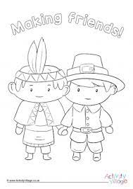The coloring book and activities are added below the story. Thanksgiving Colouring Pages