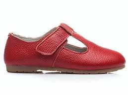 Dadawen Childs Grils Leather T Shaped Strap Oxford Shoes